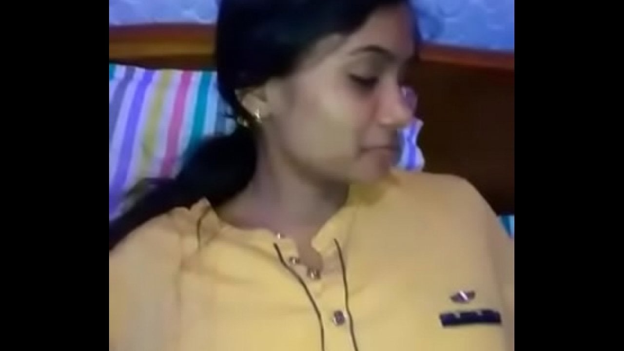 Pressing big boobs of telugu wife