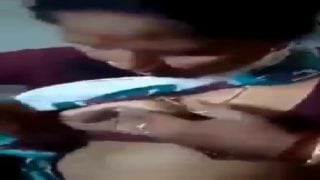 Telugu maid showing boobs to boss son
