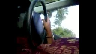 Telugu aunty boobs enjoyed by driving teacher