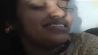 Telugu guy enjoying blowjob by malayali aunty