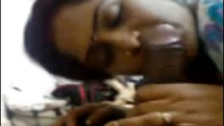 Telugu married lady sucking penis of neighbor