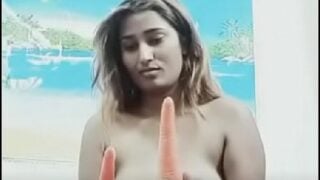 Swathi naidu carrot petti masturbation
