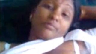White saree lo telugu aunty sex videos