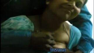 Telugu aunty boobs tho manager aata