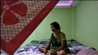 Telugu videos x college ammayi nighty lo