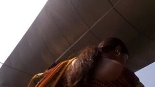 Telugu aunty puku saree loflo