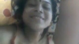 Radha aunty nirmal lo college vadu tho porn